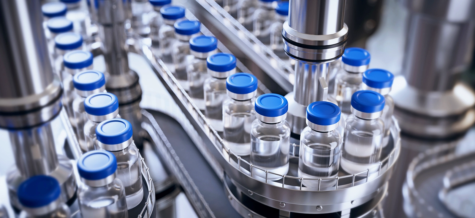 Fiber optic cables enabling real-time data transfer in industrial automation systems