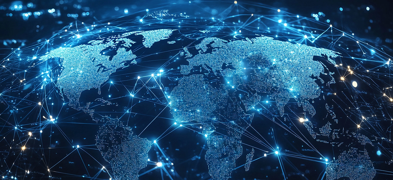 Fiber optic infrastructure enabling high-speed, reliable global communication